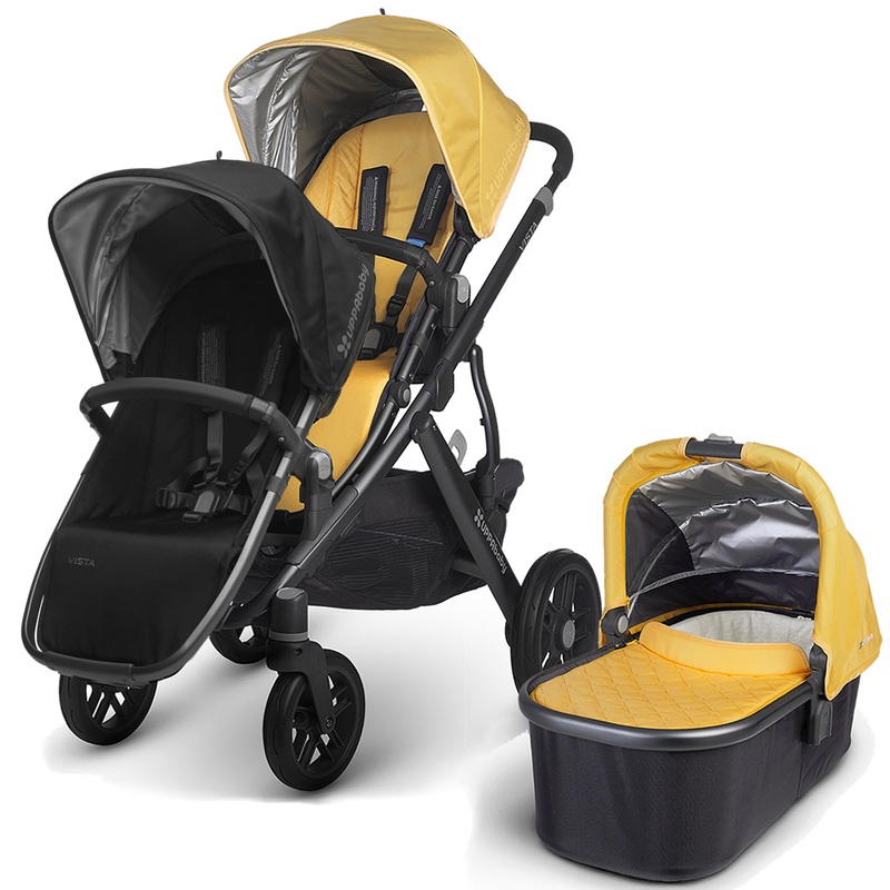 UPPAbaby 2015/2016 VISTA Stroller & 2017 RumbleSeat – Maya/Jake
