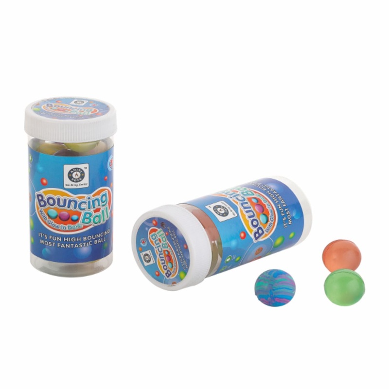 Aditi Toys Glowing Bouncing Ball Jar – Multicolor