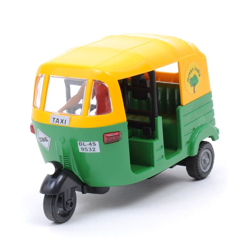 Centy Toys Pullback CNG Auto Rickshaw (Color May Vary)