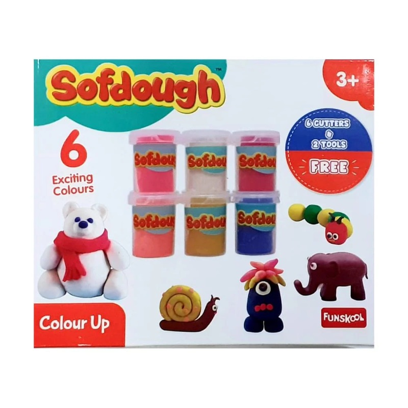 Funskool Sofdough Colour Up – Multicolor
