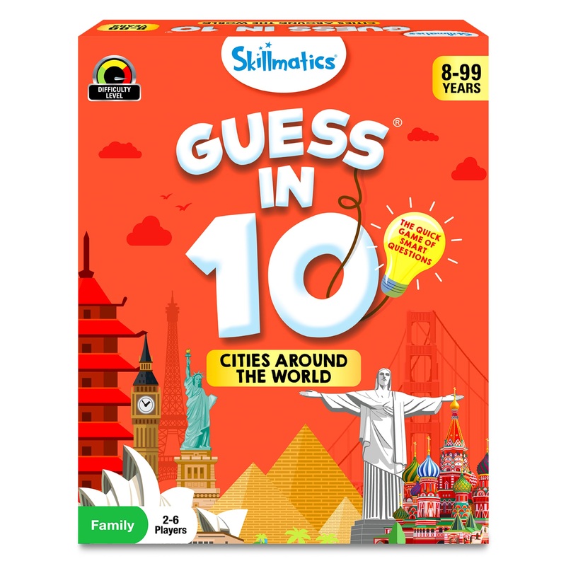 Guess in 10: Countries Of The World | Trivia card game (ages 8+)