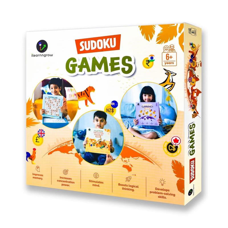 ilearnngrow Countries Sudoku Combo – Multicolor