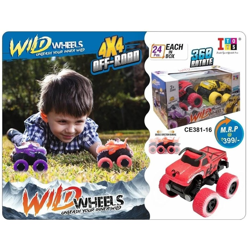 Itoys Wild Wheels – 4 x 4 Off-Road Vehicle – Multicolor