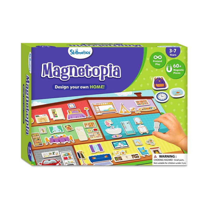 Magnetopia – Design Your Own Home | Interactive Pretend Play Set | Multicolor