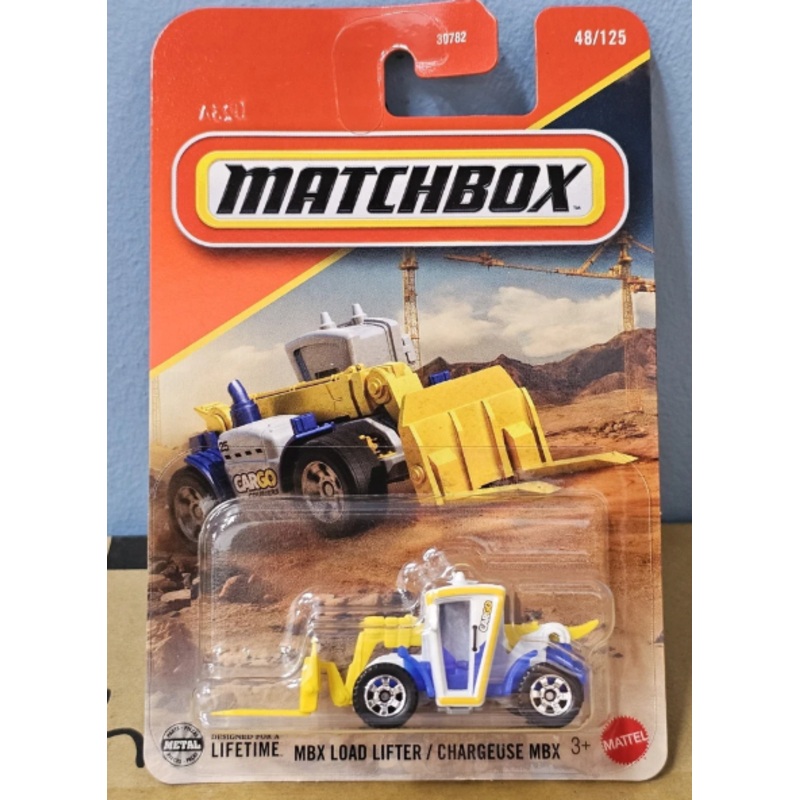 Matchbox Cars – MBX load Lifter / Chargeuse MBX – Blue