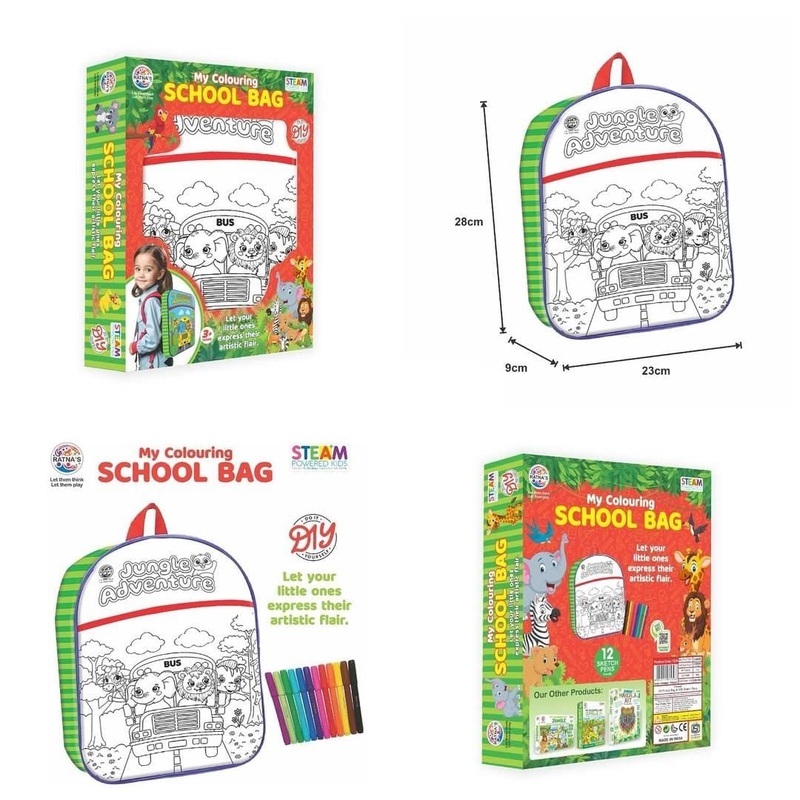 Ratna’s My Colouring School Bag – Multicolor