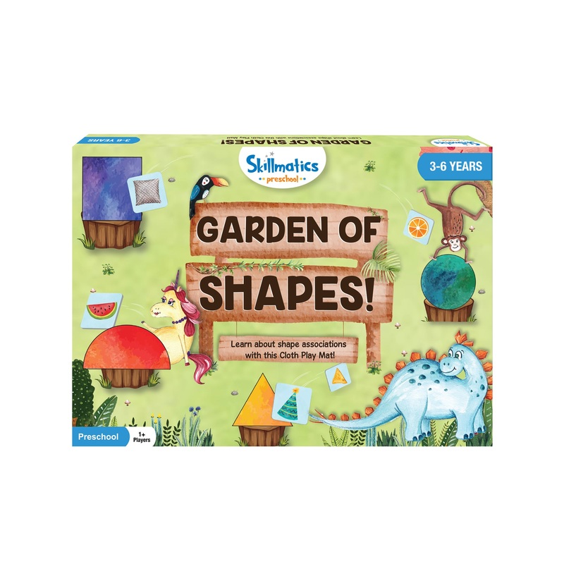 Skillmatics Garden of Shapes Activity Play Mats – Multicolor