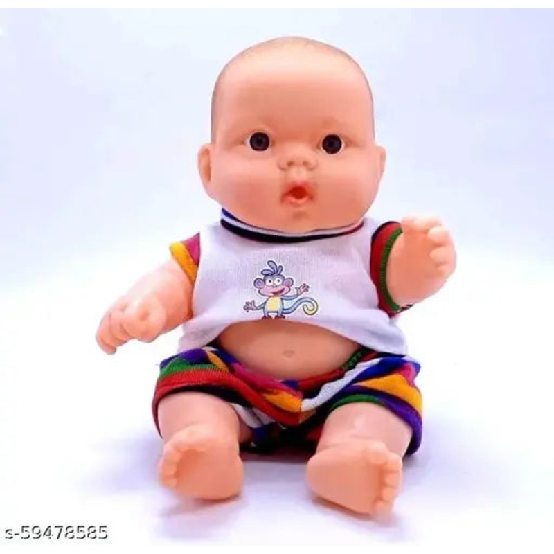 Baby Doll for Boys & Girls Kids, (Pack of 1) Size Approx 24 cm – Assorted – Color & Design may vary