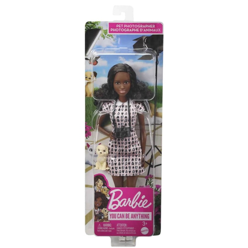 Barbie Pet Photographer Doll – Multicolor