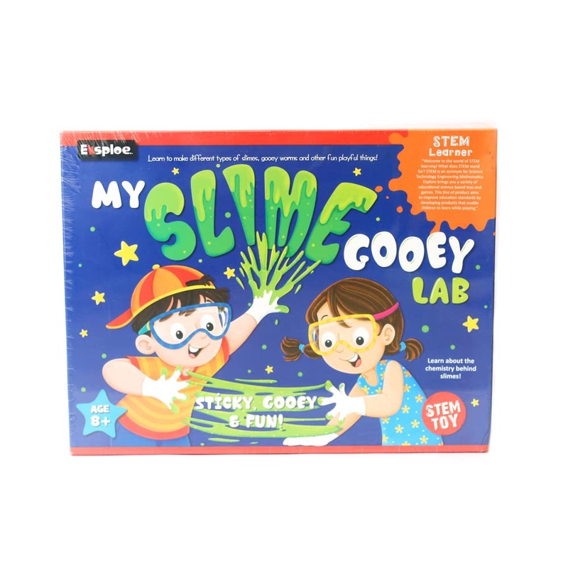 Explore My Slime Gooey Lab Activity Toy Kit for kids – multicolor