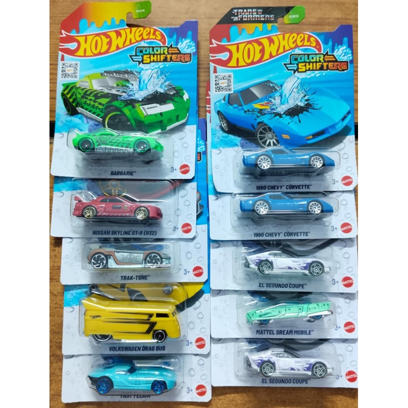 Hot Wheels Color Shifter – Full Pack of 10 Pcs – Multicolor – BHR15