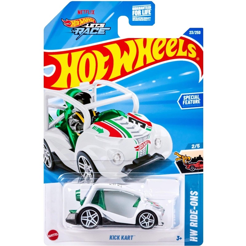 Hot Wheels Imported Premium – B Case – Kick Kart – HW Ride-Ons – Long Card