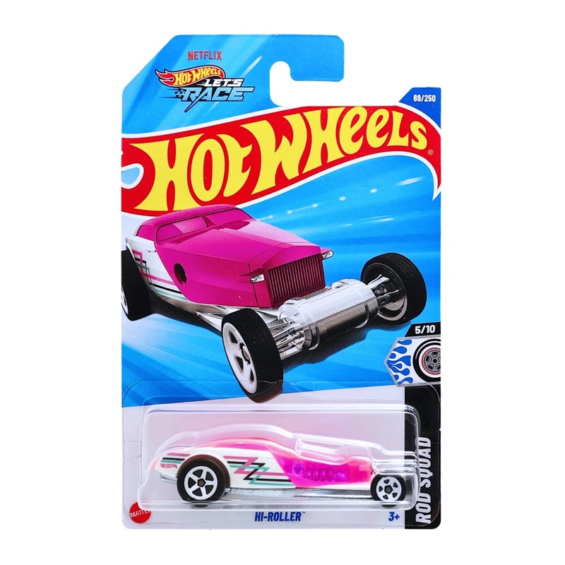 Hot Wheels Mainline – J Case – Hi-Roller – HW Rod Squad- Long Card
