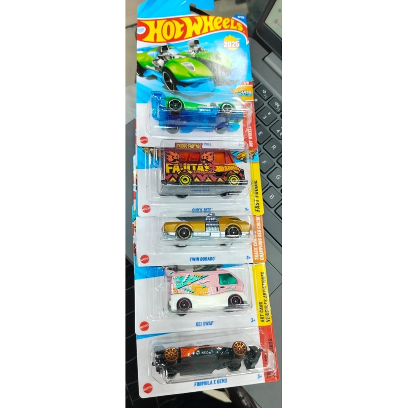 Hot Wheels Mainline – N Case (2025) – Combo Pack of 5 Cars – Long Card