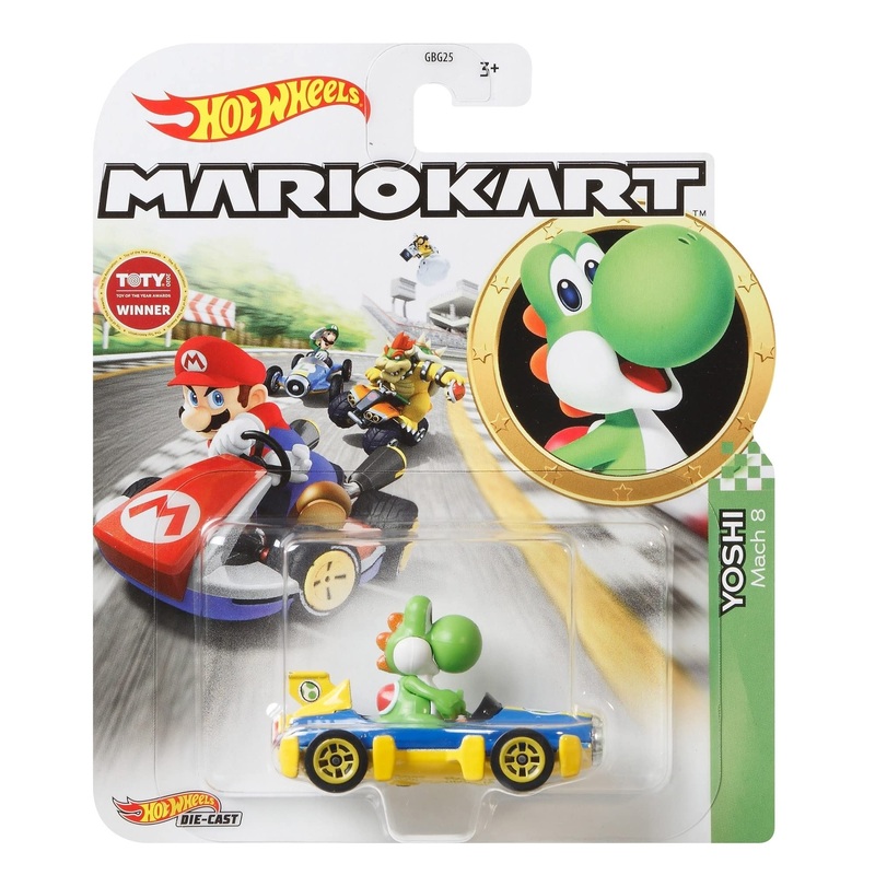Hot Wheels Mario Kart –  Mini Cars Mattel – Yoshi – GBG25-954T