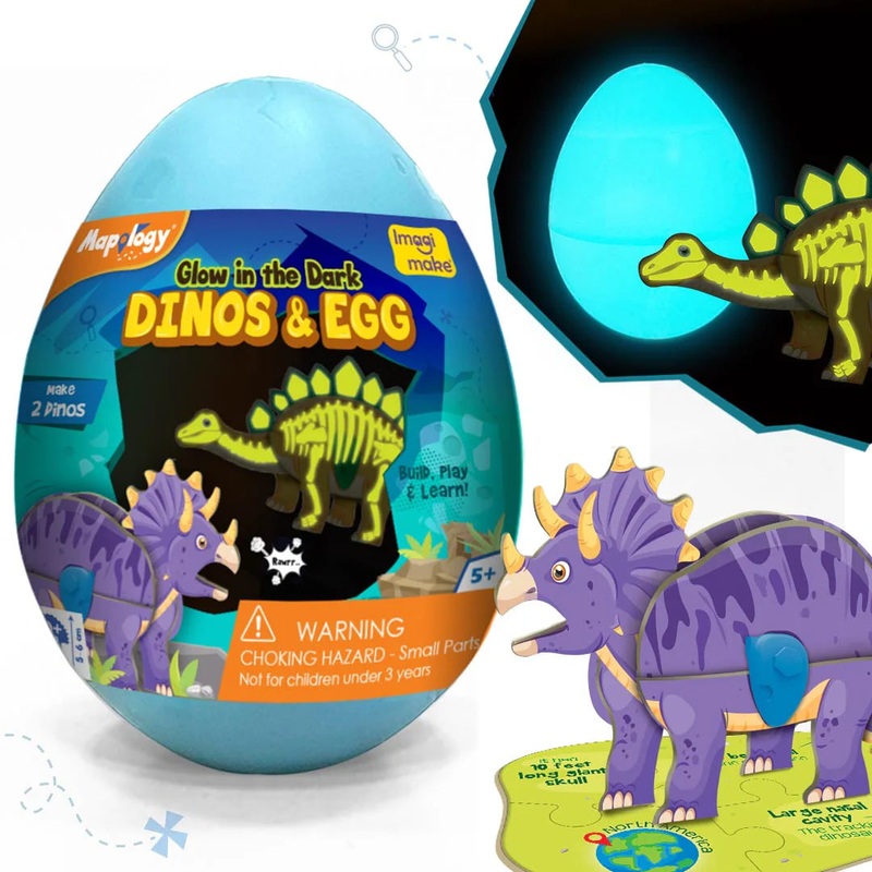 Imagi Make Dino & Egg – Blue – Multicolor