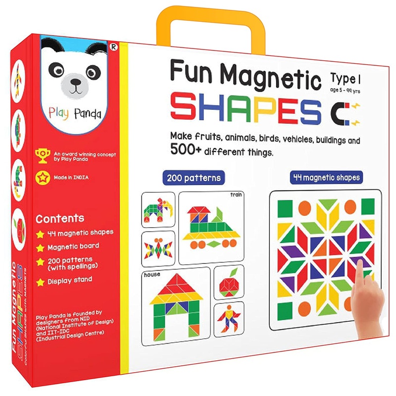 Play Panda Fun Magnetic Shapes (Junior) : Type 1