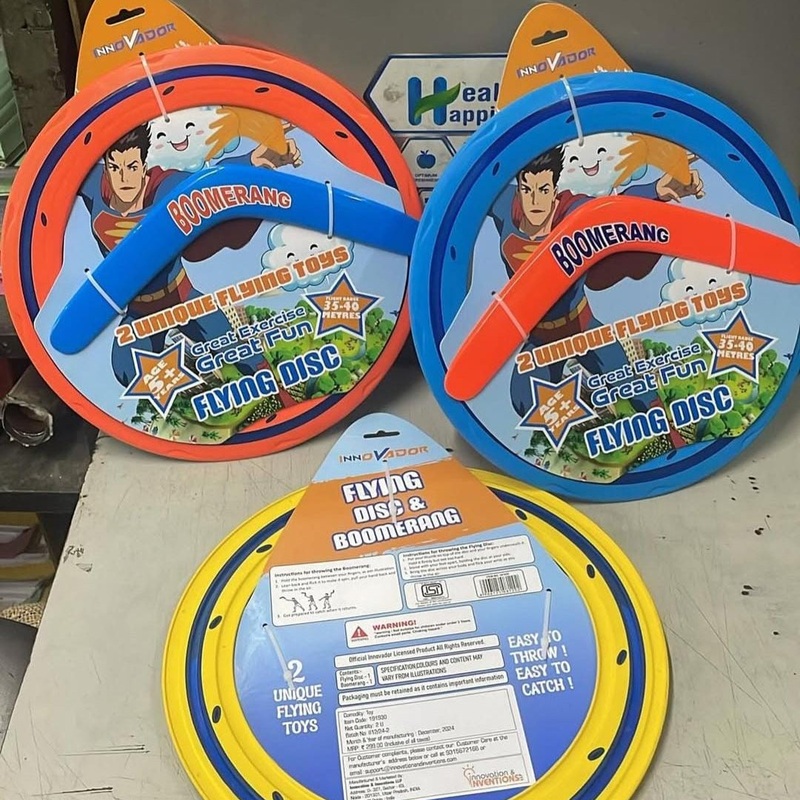 Thrower Toy Flying Disc and Boomerang for Kids – Multicolour