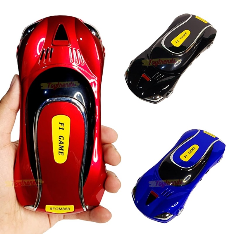 Wide Screen Handheld Game, 620 in 1 Classic Retro Games, Formula car Shaped Video Game – Assorted Color & Design