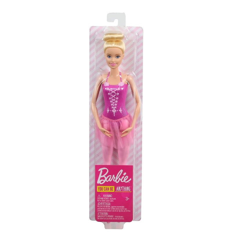 Barbie Ballerina Doll with Ballerina Outfit, Tutu, Sculpted Toe Shoes – Multicolor