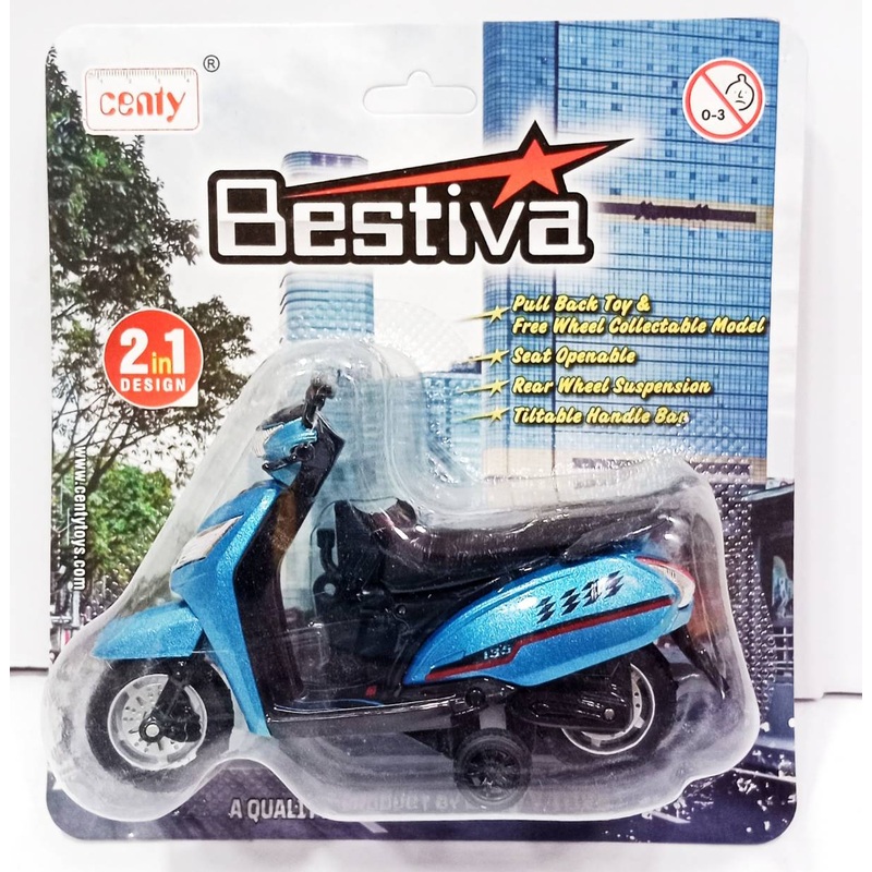 Centy Toys Bestiva scooty Toy – Pull Back Action – Multicolor