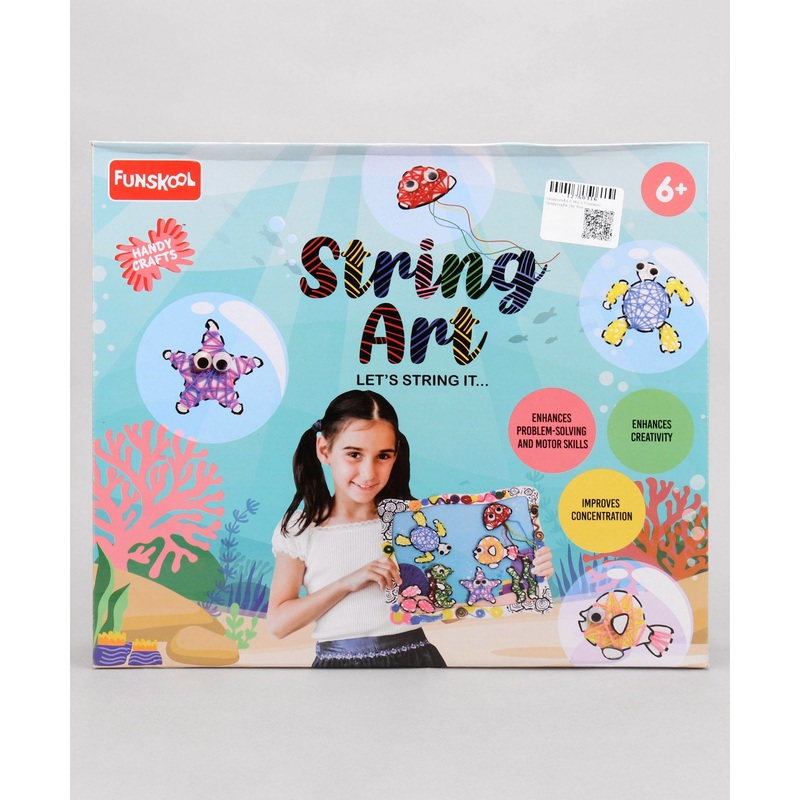 Funskool Handycrafts DIY String Art & Craft Activity Kit – Blue