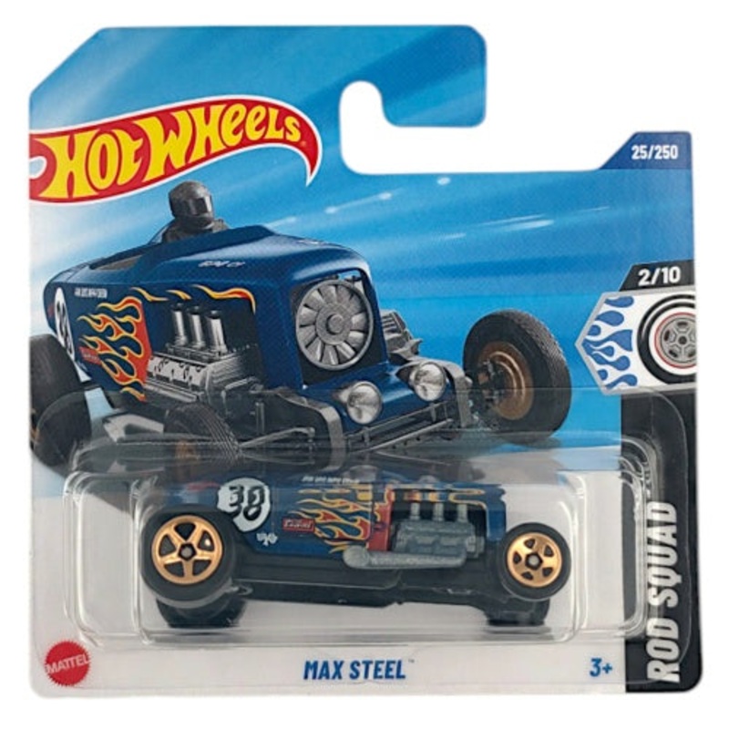Hot Wheels Mainline – HW Rod Squad – Max Steel Long Card – Multicolor