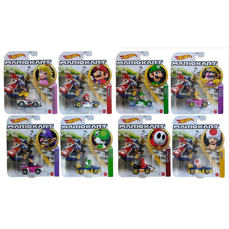 Hot Wheels Mario Kart Assortment – Set 8 Mini Cars Mattel – GBG25-954T