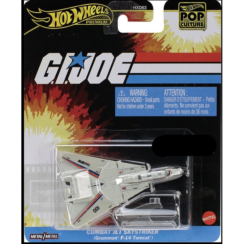 Hot Wheels Premium POP Culture – G.I.Joe – Combact Jet Skystriker