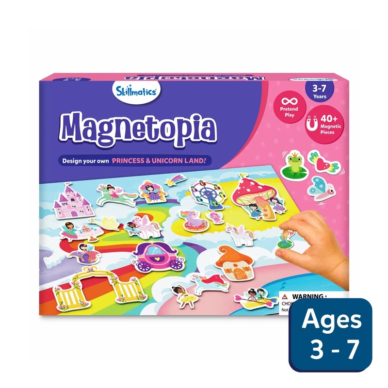 Magnetopia – Princess & Unicorn Land | Interactive Pretend Play Set – Multicolor