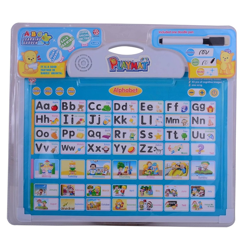 Musical Learning Play Mat Pad for Kids  Multi-Functional Electronic Drawing Board for Kids & Toddlers – Multicolor