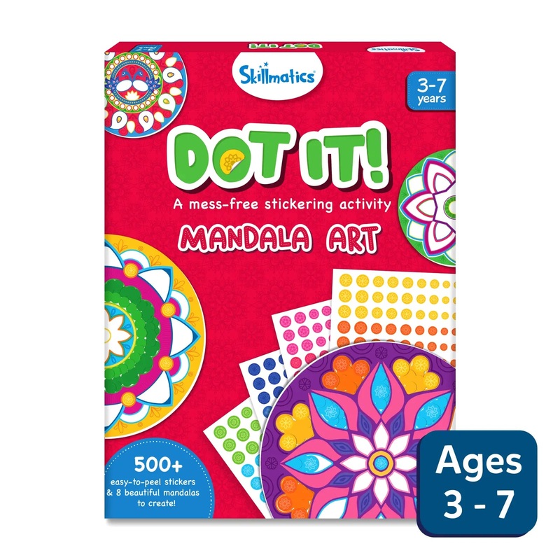 Skillmatics Dot it! – Mandala Art | No Mess Sticker Art | Multicolor