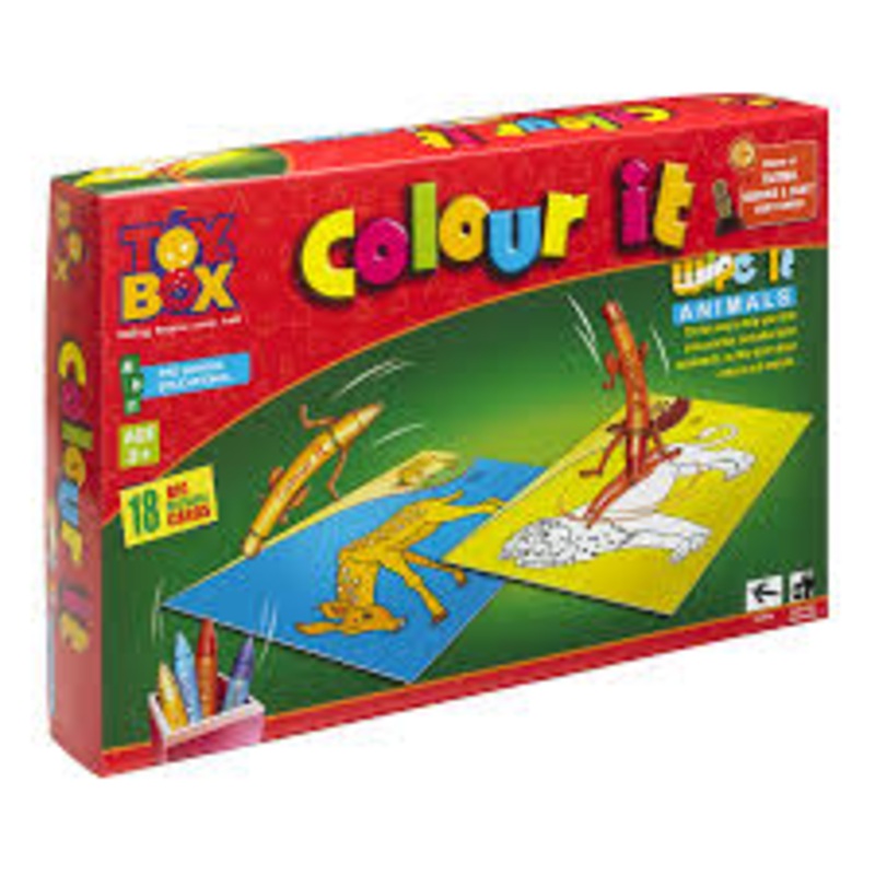 Toysbox Colour It Wipe It Animals – Multicolor