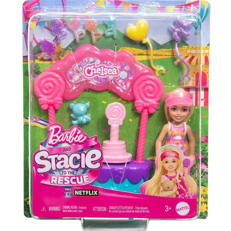 Barbie & Stacie to the Rescue Doll and Playset  Chelsea’s Lollipop Candy Stand – HRM07