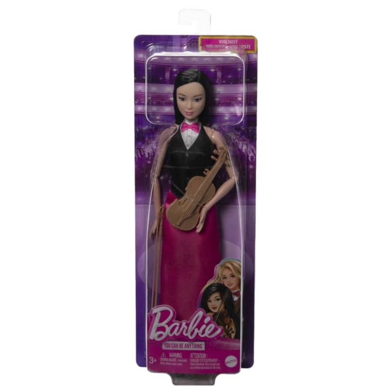 Barbie You can be anything, Violinist Musician Doll – Multicolor