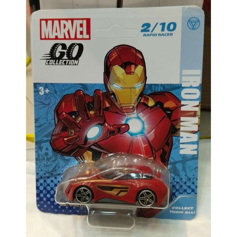 Hasbro Car Marvel Go Collection – 1:64 Scale – 02/10 – Iron Man – Red
