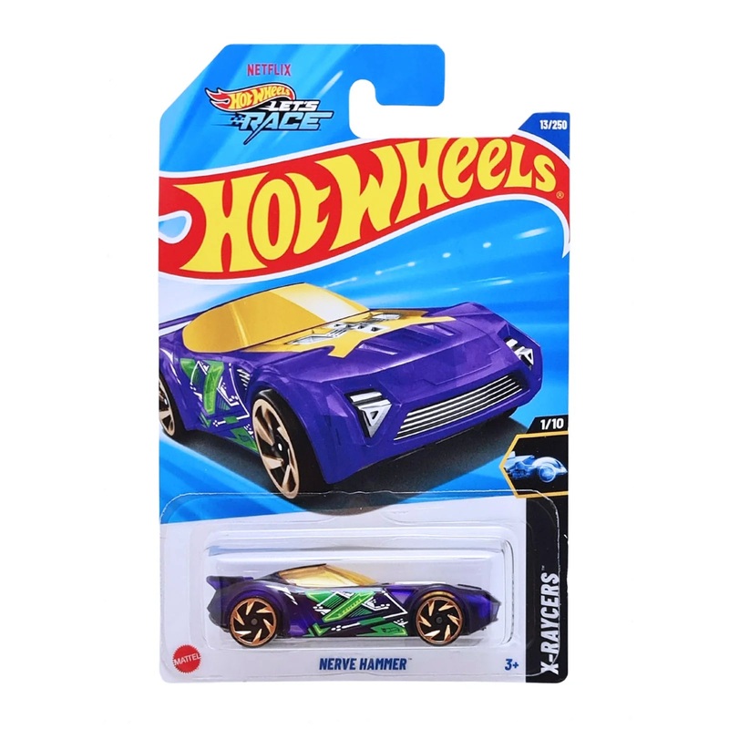 Hot Wheels Mainline – J Case – Nerve Hammer – HW Fast Foodie – Long Card