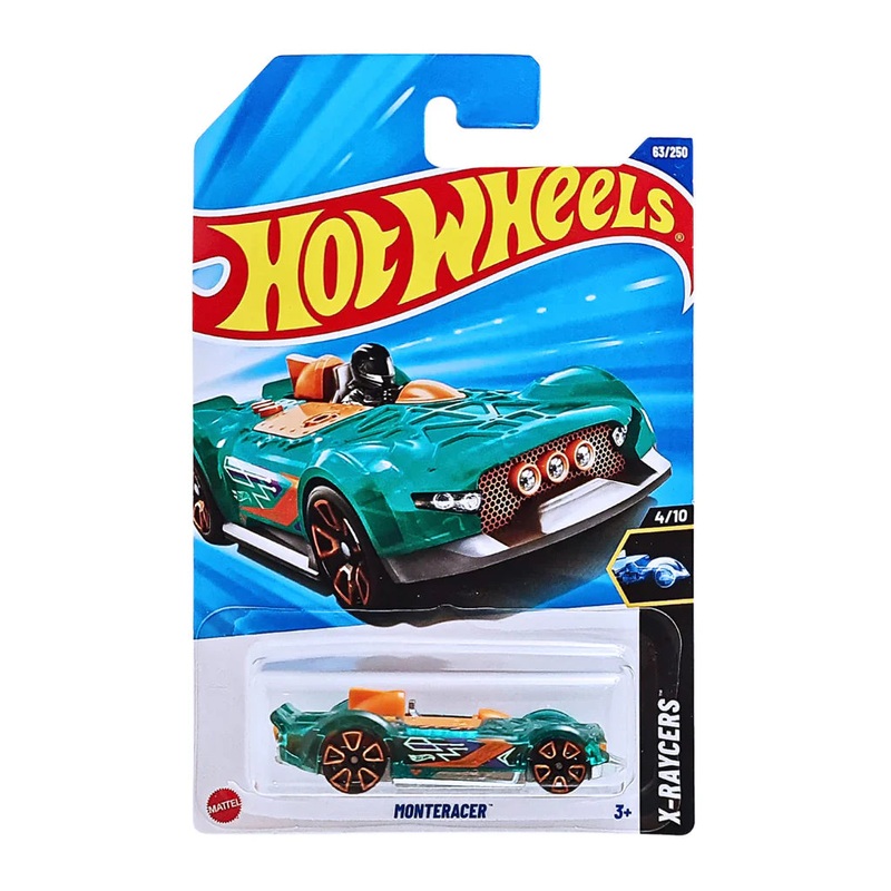 Hot Wheels Mainline – K Case 2025 | L Case 2025 – Monteracer – HW X-Racer – Long Card