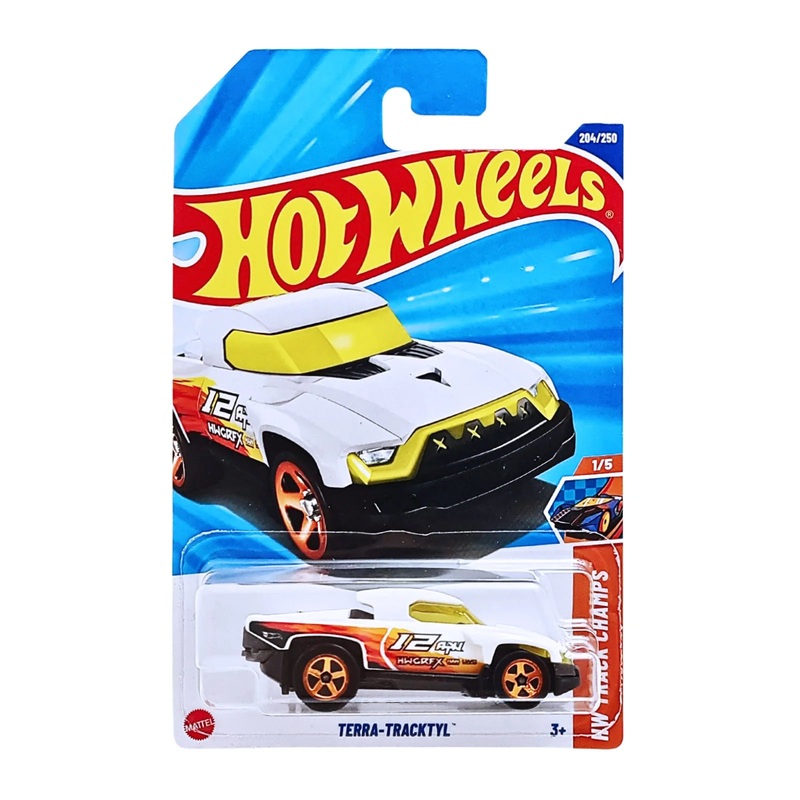 Hot Wheels Mainline – K Case 2025 | L Case 2025 – Terra-Tracktyl – HW Track Champs – Long Card