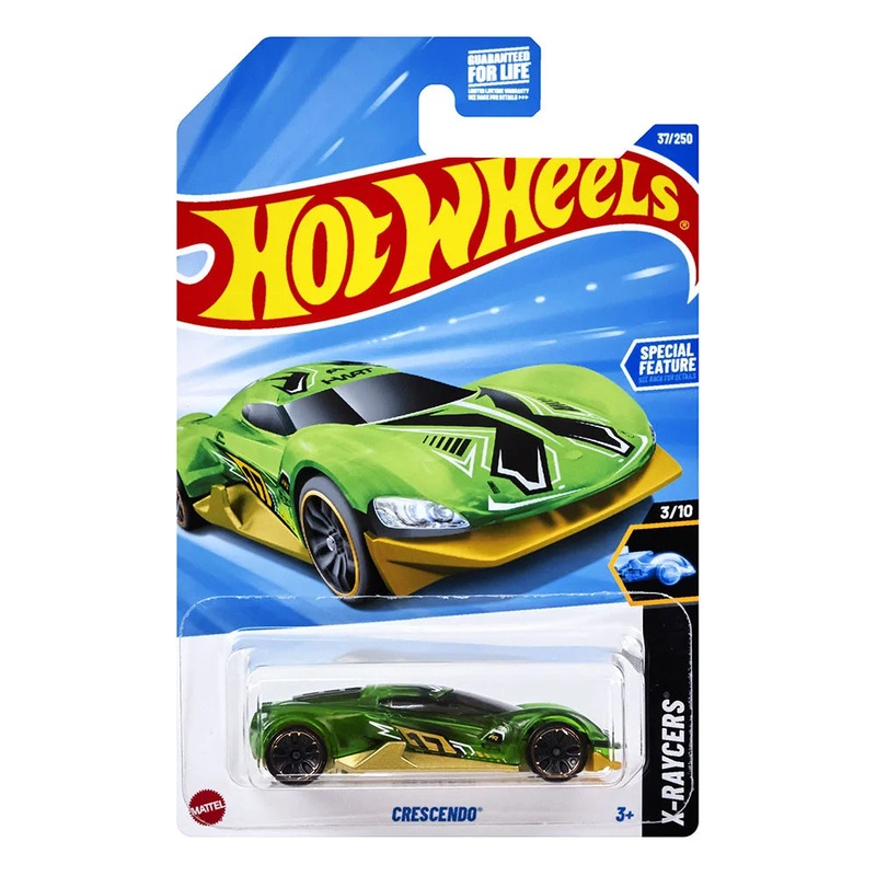 Hot Wheels Mainline – L Case 2025 – Crescendo – HW X Racers – Long Card