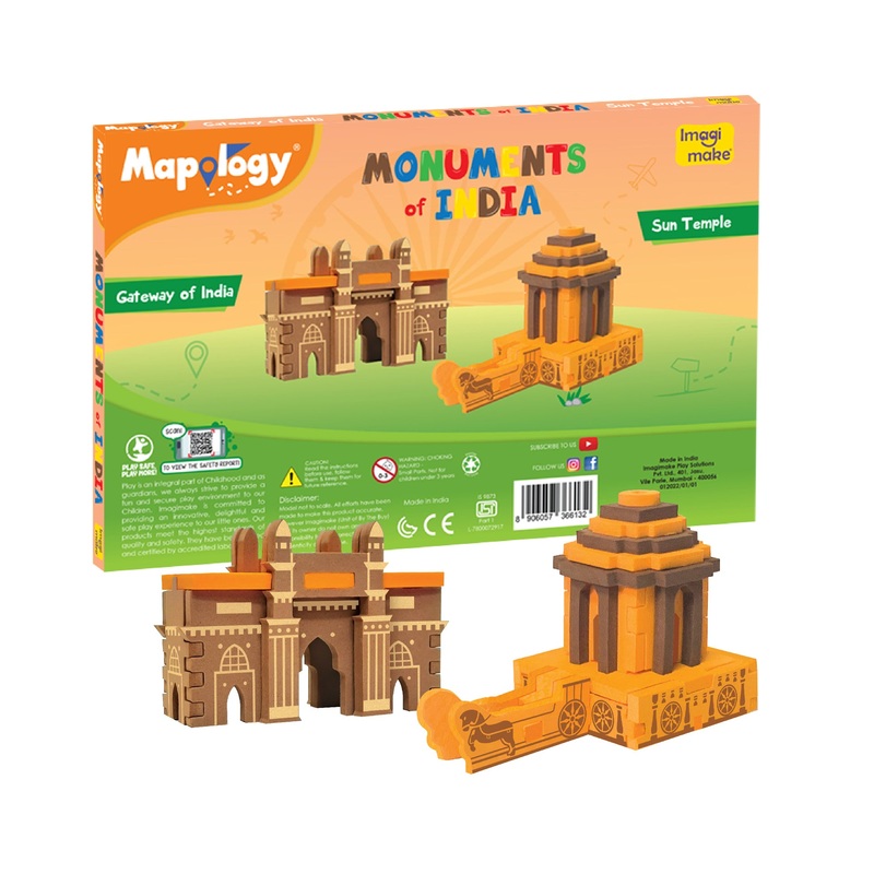 ImagiMake Mapology Monuments of India – Color may Vary
