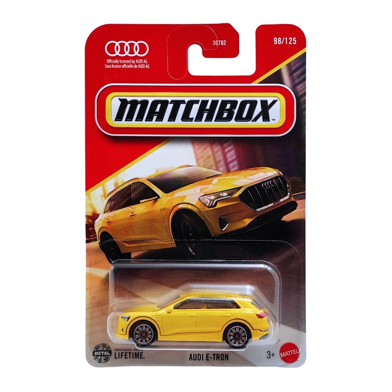 Matchbox Cars 2025 – AUDI E-Tron – Yellow