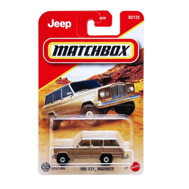 Matchbox Cars (2025) – Combo Pack of 2 Pcs – 1964 Jeep Wagoneer & Blaze Buster II