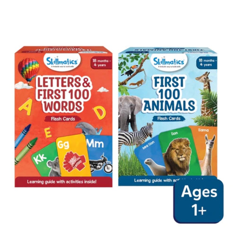 Skillmatics Flash Cards Combo for Toddlers – 200 Pictures