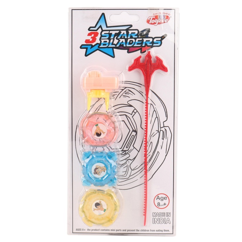 Toyzee 3 Star Bladers- Multicolour
