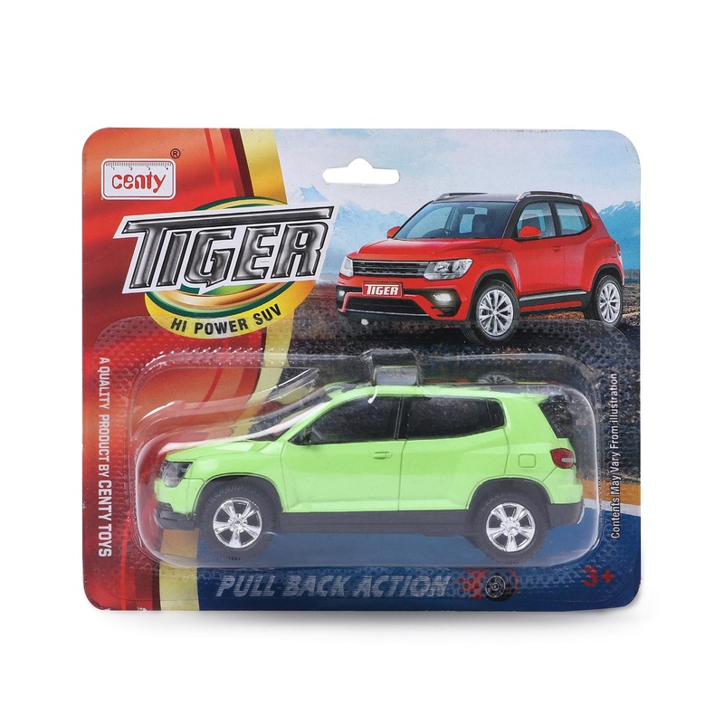 Centy Tiger SUV Pull Back Toy Car- Multicolor
