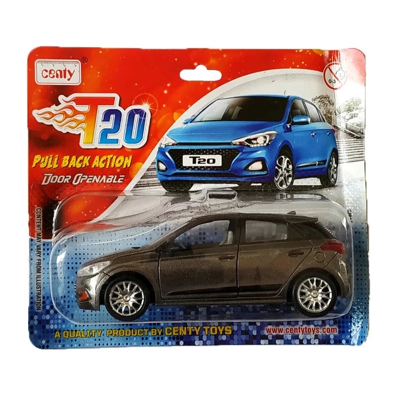 Centy Toys T20 Car Model – Multicolor – Pull Back Action