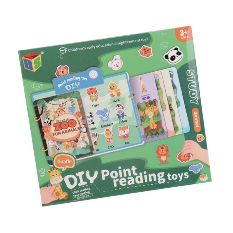 Diy Point Reading Book for Kids – Multicolor