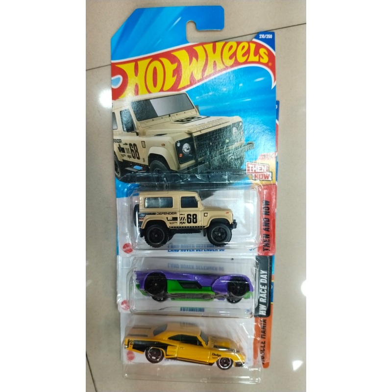 Hot Wheels Mainline – L Case 2025 – Combo Pack of 3 Cars – Long Card