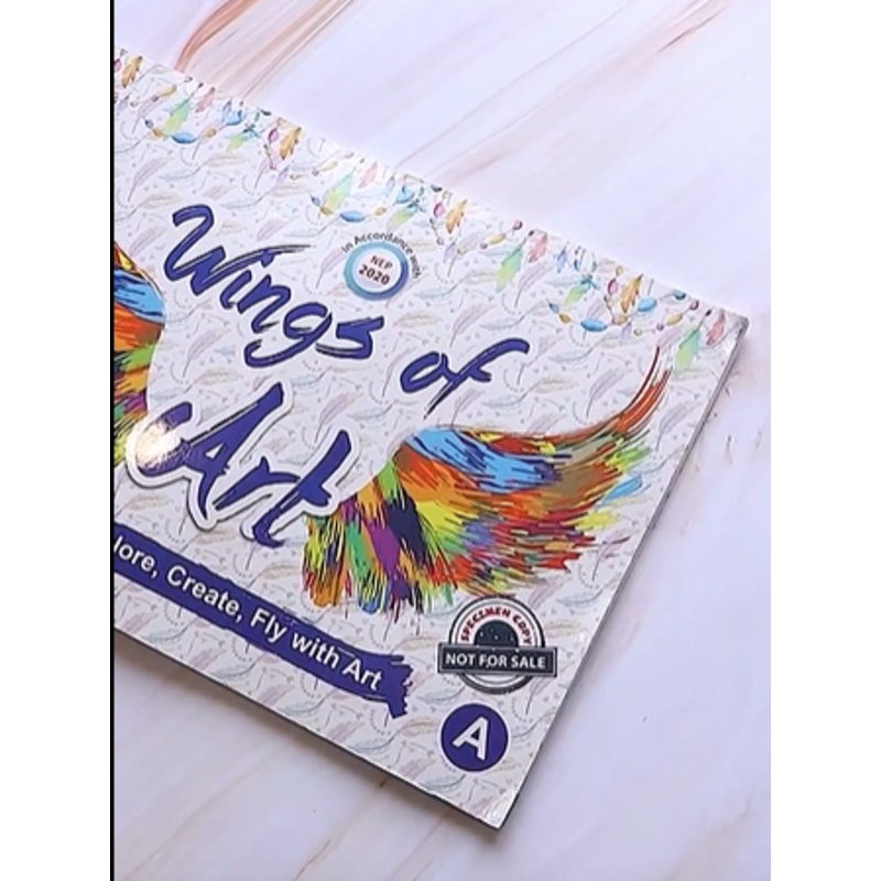 ILEARNNGROW DIY Art & Craft Activity Book – Wings of Art